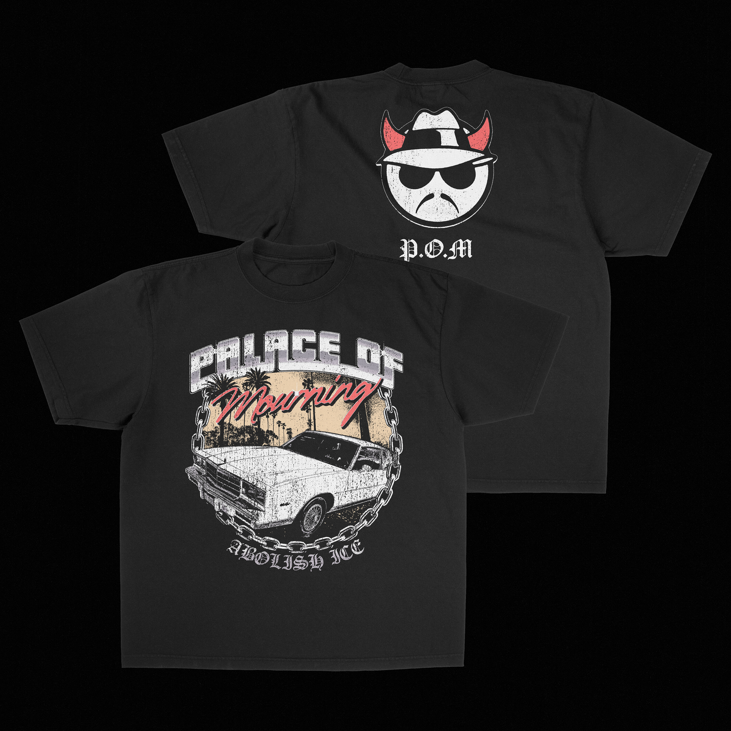"Palace Of Mourning" Lowrider Abolish ICE Tee